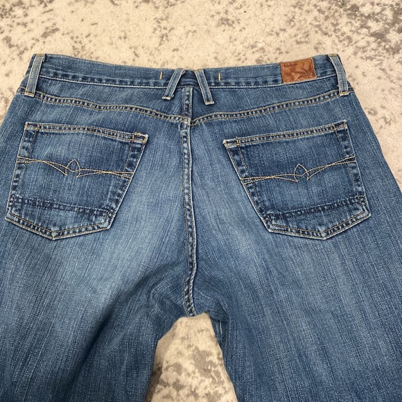 agave denim waterman relaxed straight jeans size 36 100% cotton made in USA EUC - Picture 6 of 9